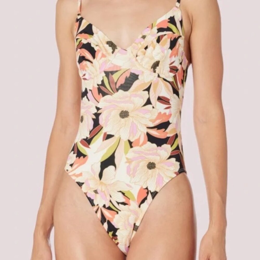 Billabong Floral One Piece Swimsuit